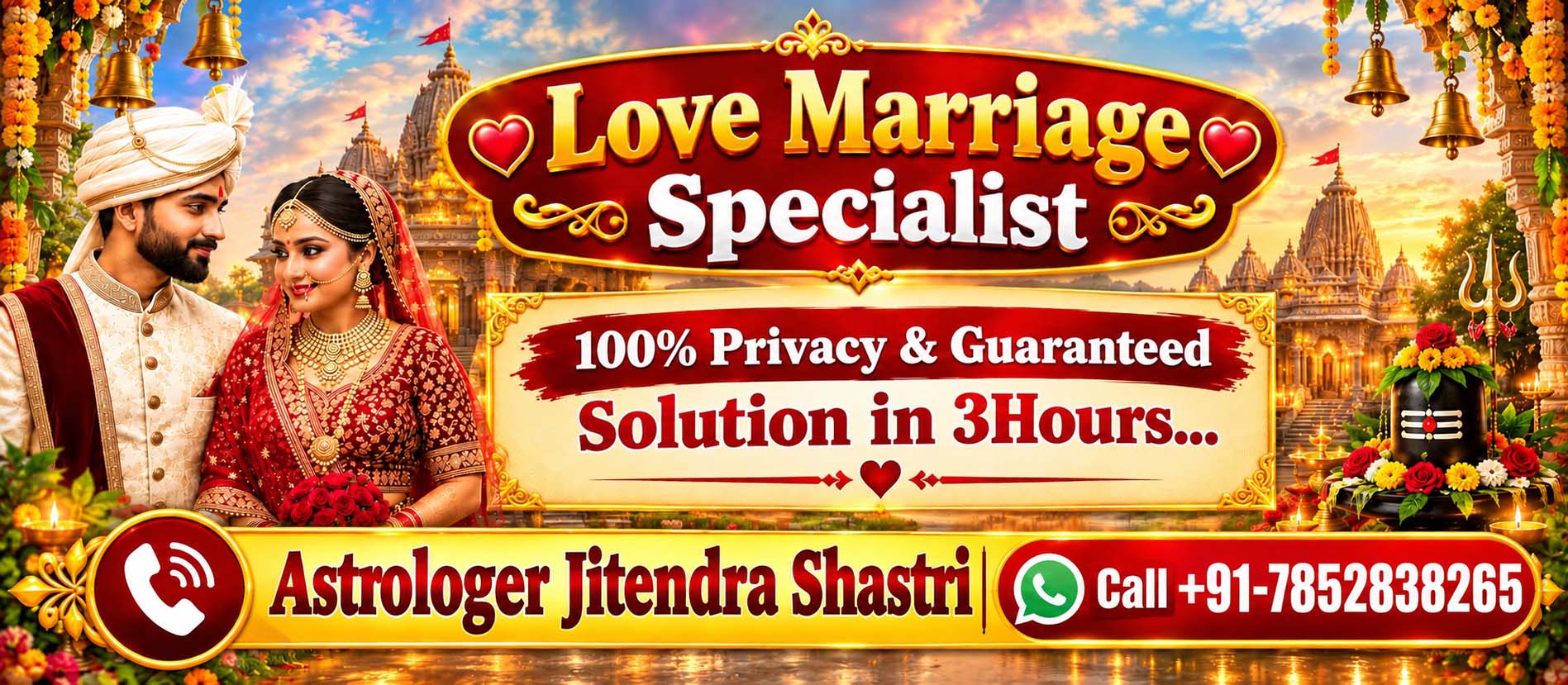 Love Marriage Solutions By Astrologer Jitendra Shastri